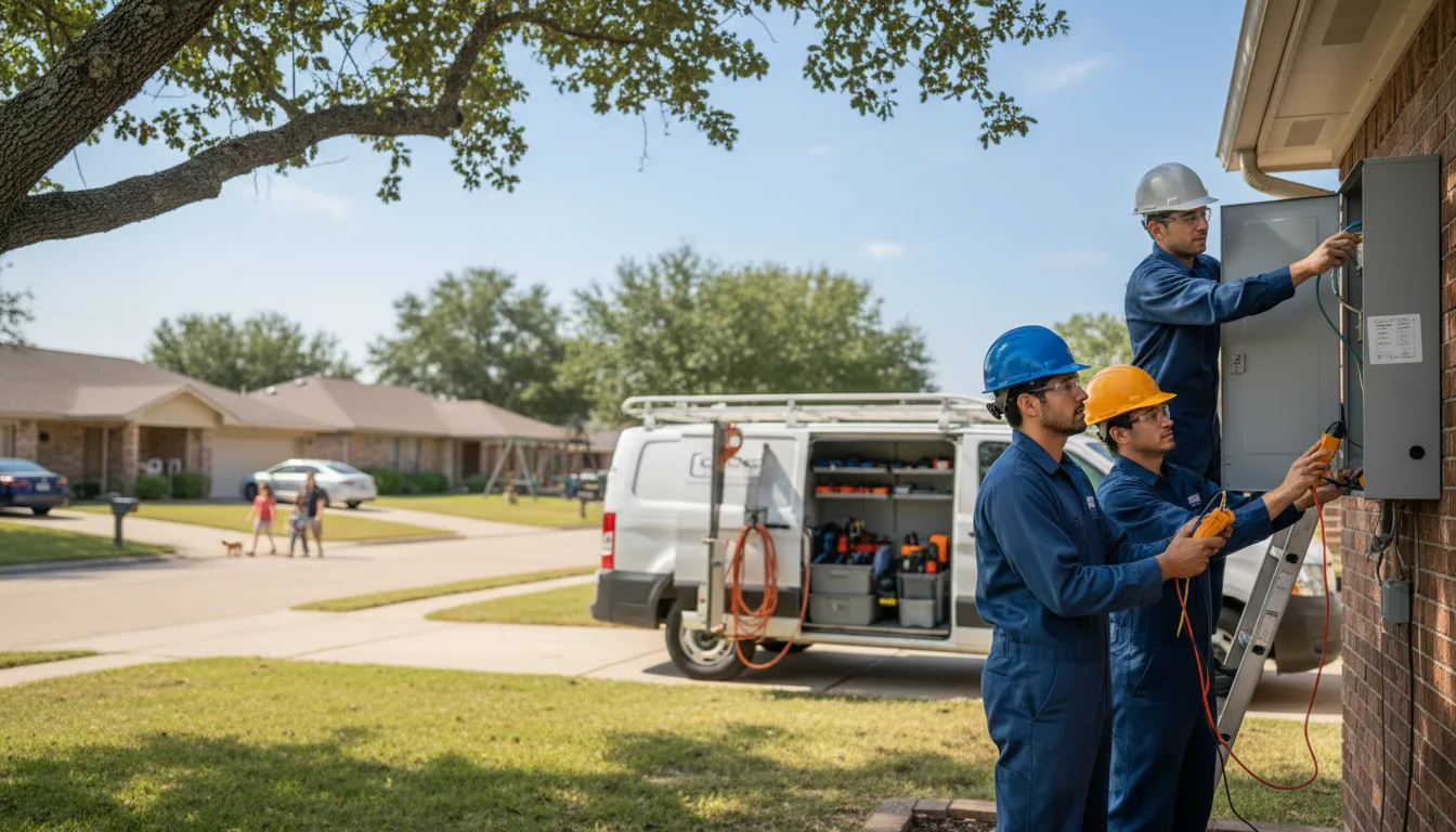 Certified electrician providing emergency electrical services in Casar, NC